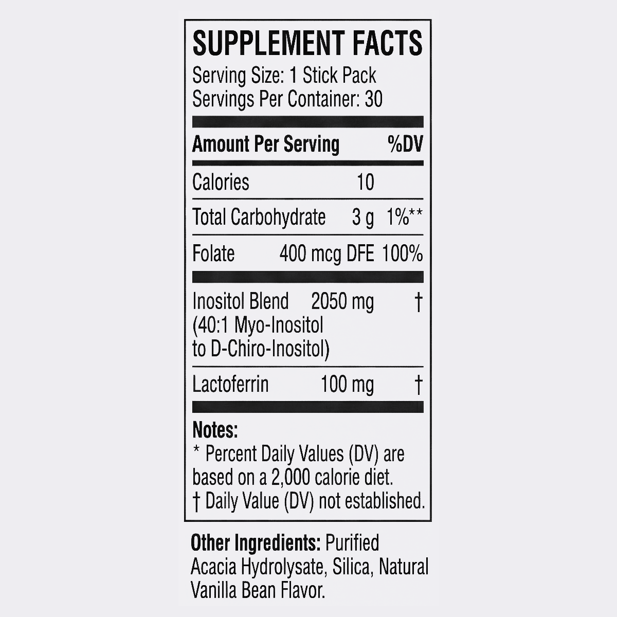 NERINT® INOSITOL (Women's Core Nutrient)